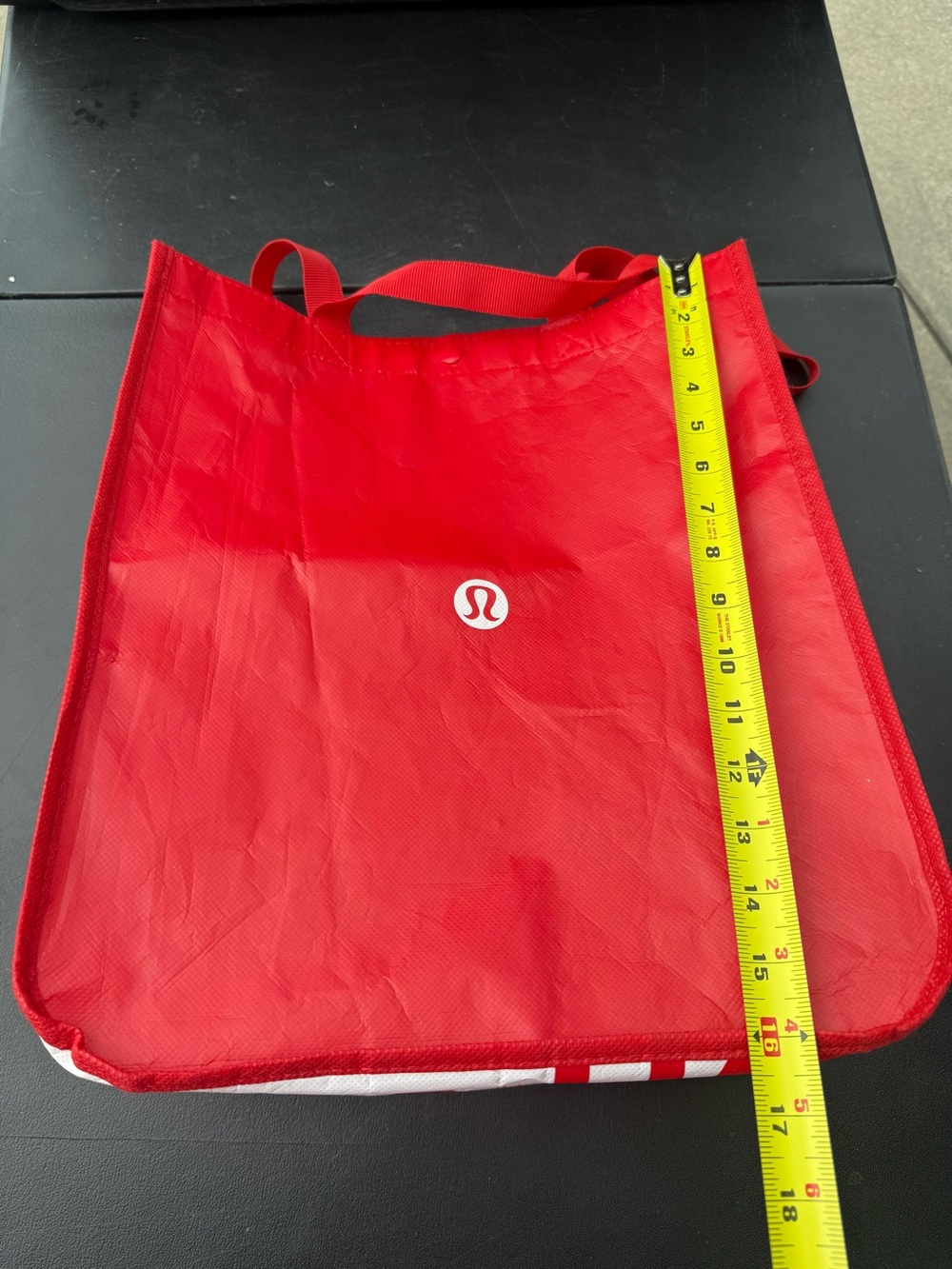 lululemon athletica Red Reusable Tote with Logo